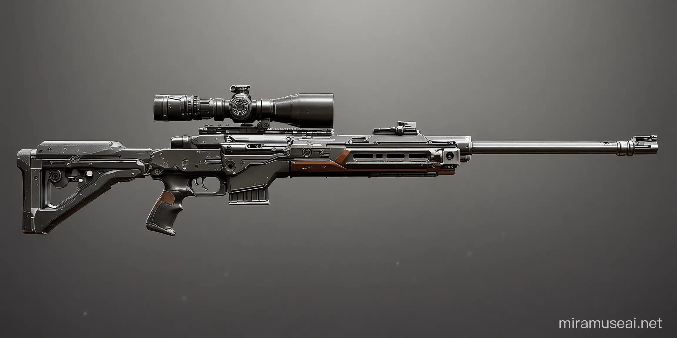 Dynamic Destiny 2 Sniper Rifle Battle in SciFi Setting