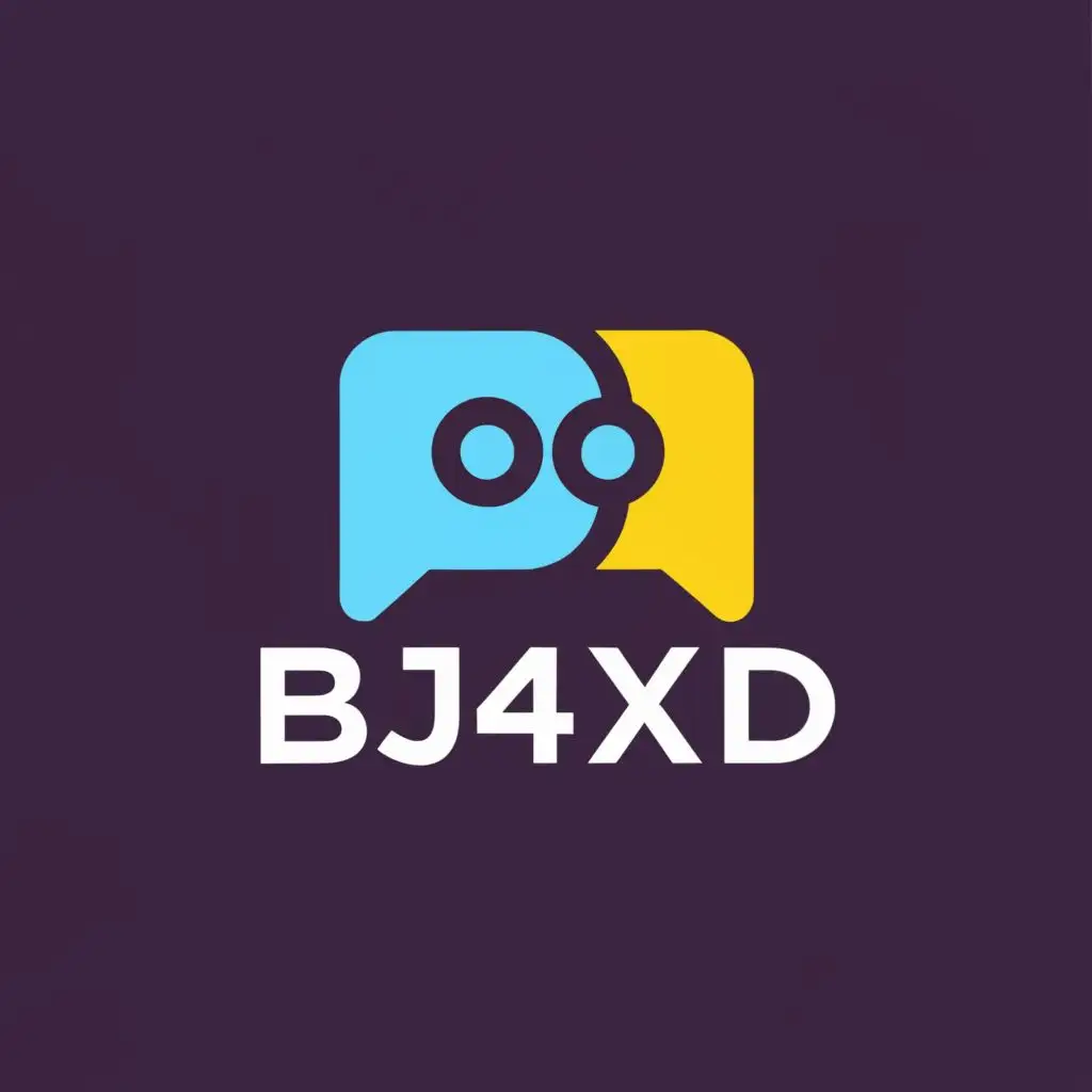 a logo design,with the text "BJ4XD", main symbol:chatroom,Moderate,clear background