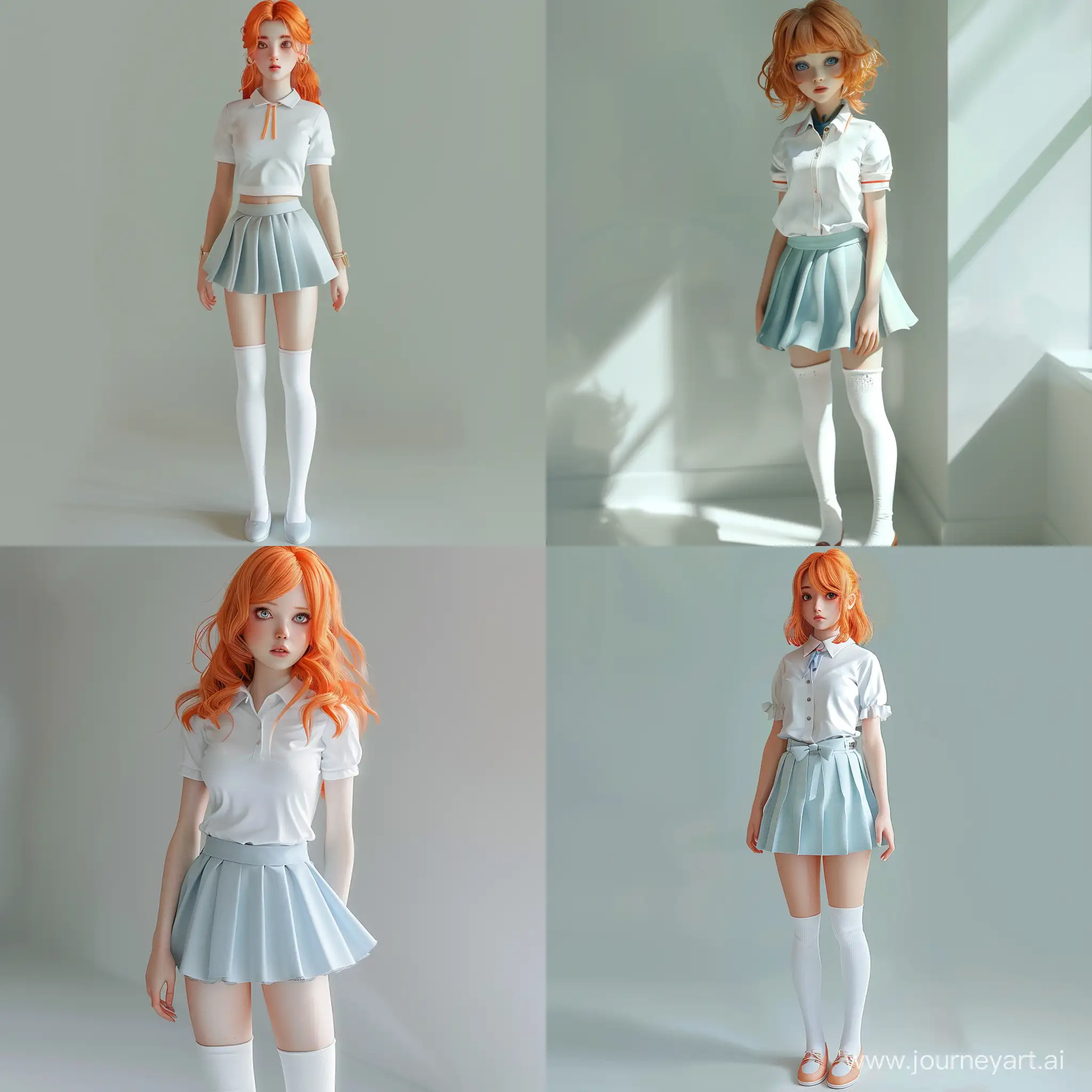 HyperRealistic-8K-Portrait-of-a-Charming-17YearOld-Girl-with-Orange-Hair-and-Playful-Attire