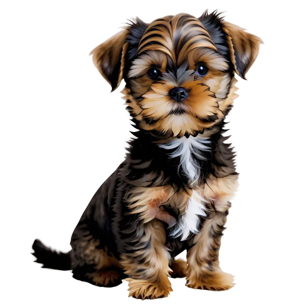Exquisite-Shorkie-PNG-Image-Enhance-Your-Design-with-HighQuality-Canine-Charm