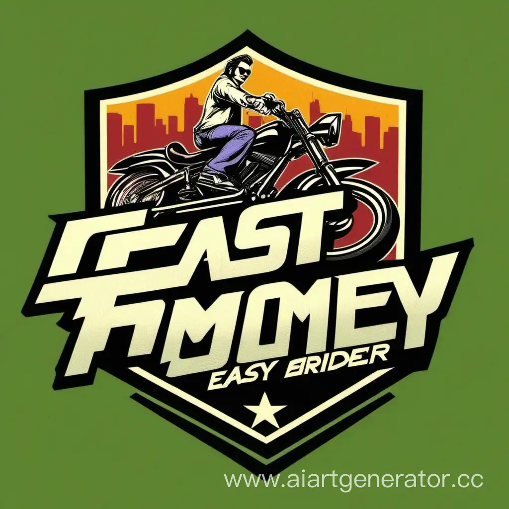 Логотип Fast money и easy rider gta 5