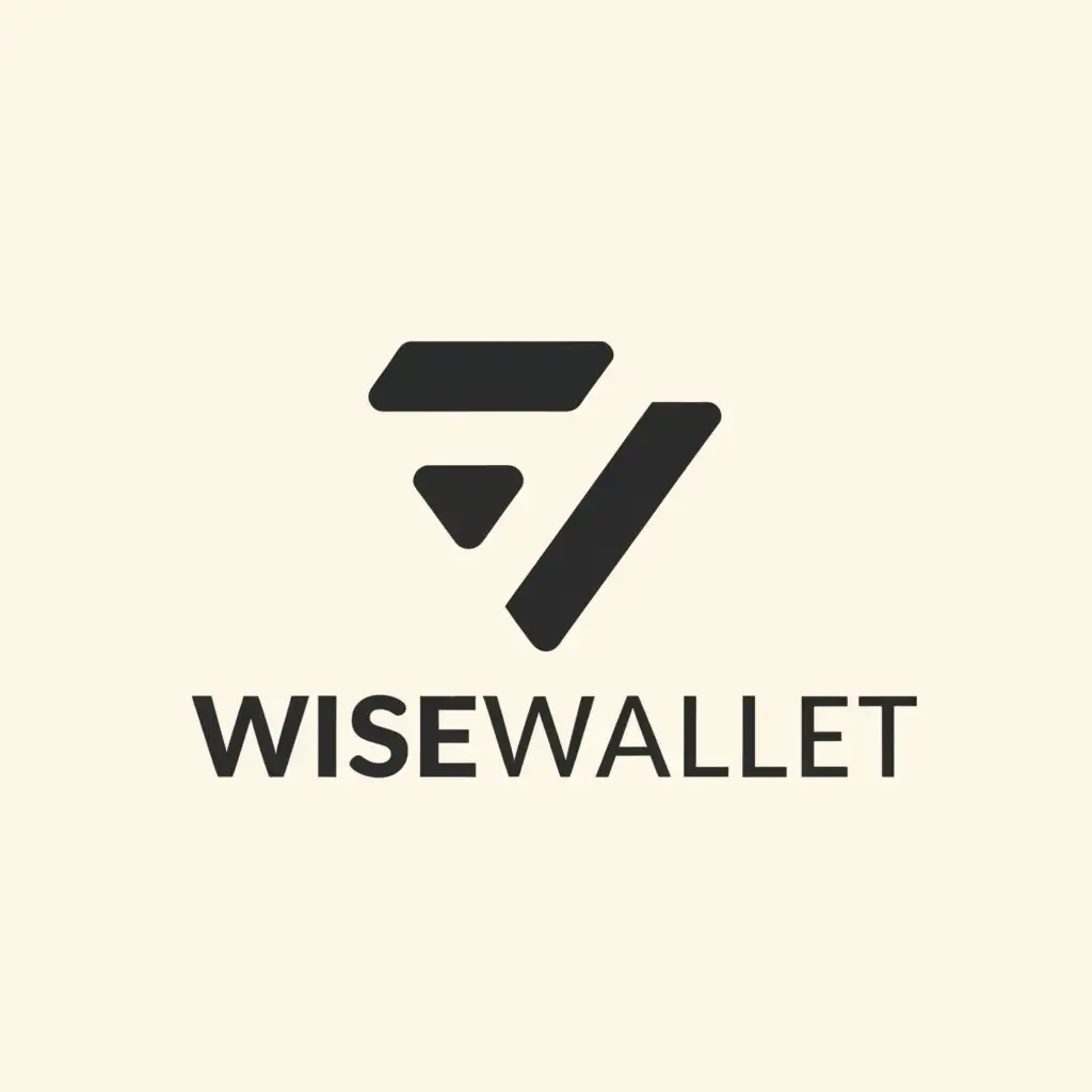 a logo design,with the text "WiseWallet", main symbol:Discount Symbol,Minimalistic,be used in Finance industry,clear background