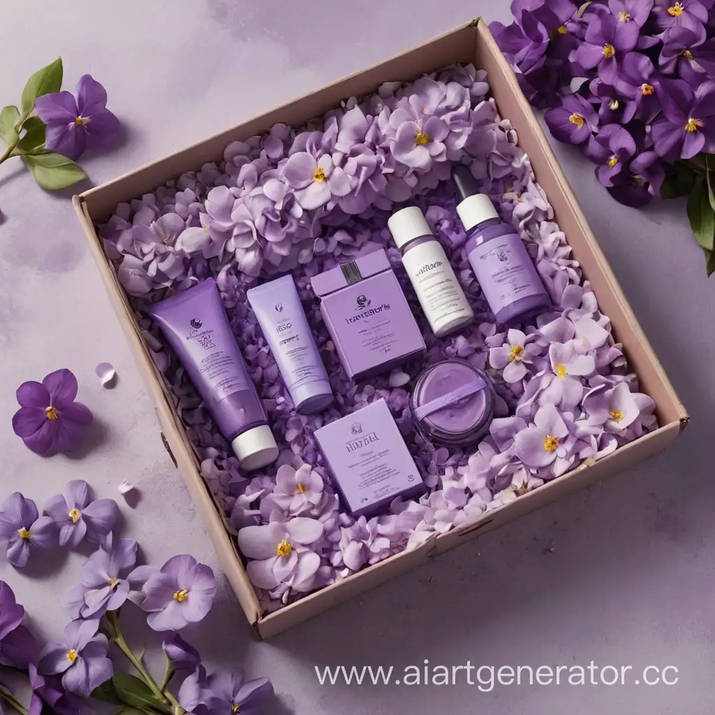 Elegant-Violet-Beauty-Box-with-Floral-Embellishments