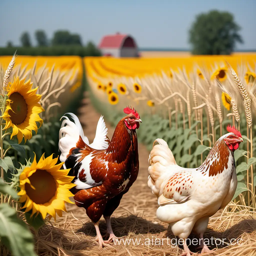 FreeRange-Laying-Hens-in-Wheat-and-Sunflower-Fields