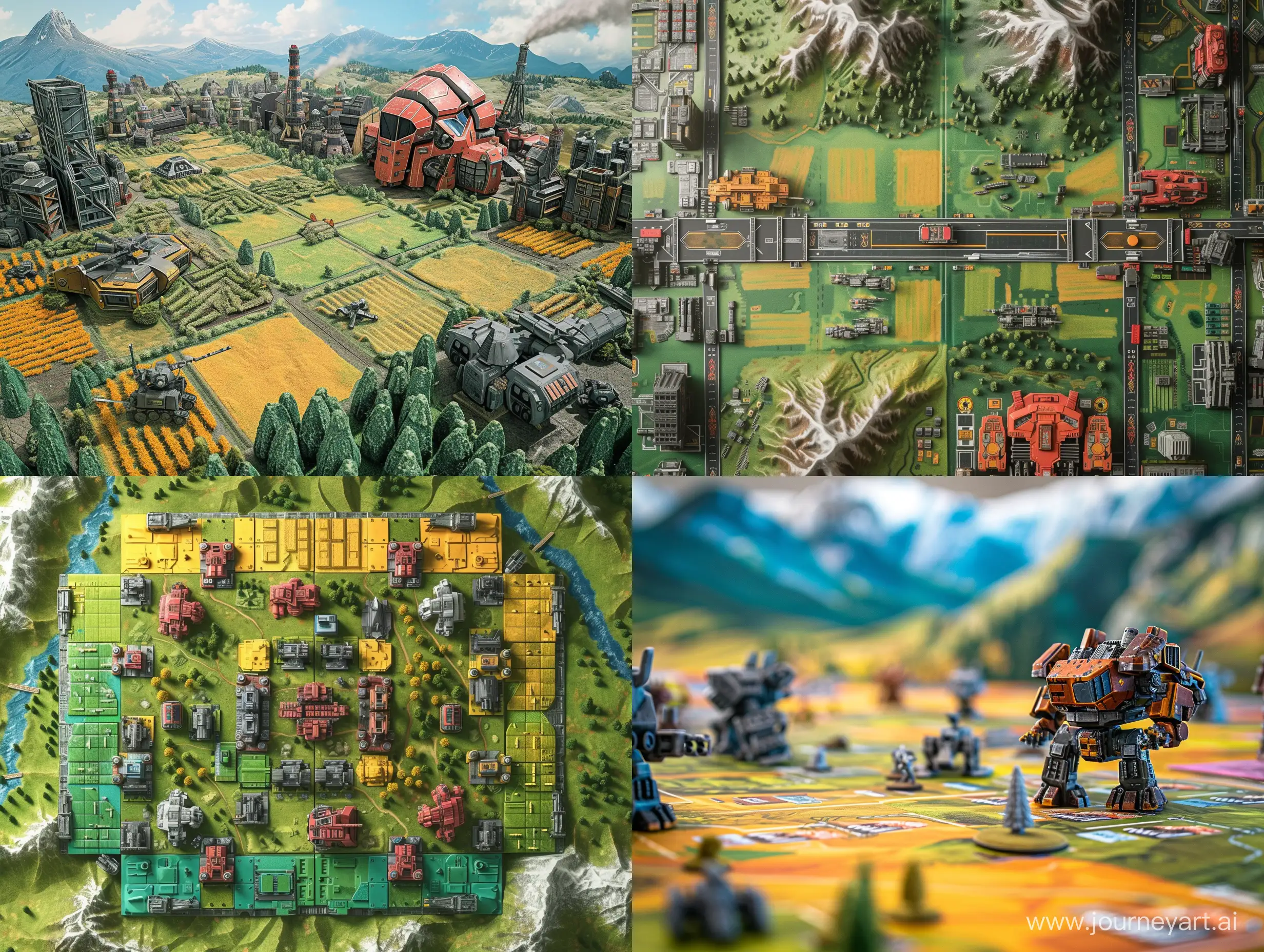 Strategic-Battletech-Board-Game-Field-with-Mountainous-Terrain-and-Industrial-Structures