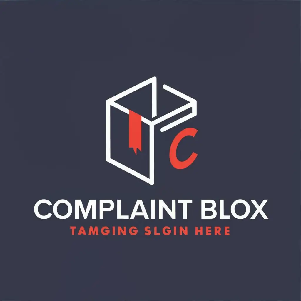 LOGO-Design-For-Complaint-Box-CShaped-Box-with-Bold-Typography-for-Education-Industry