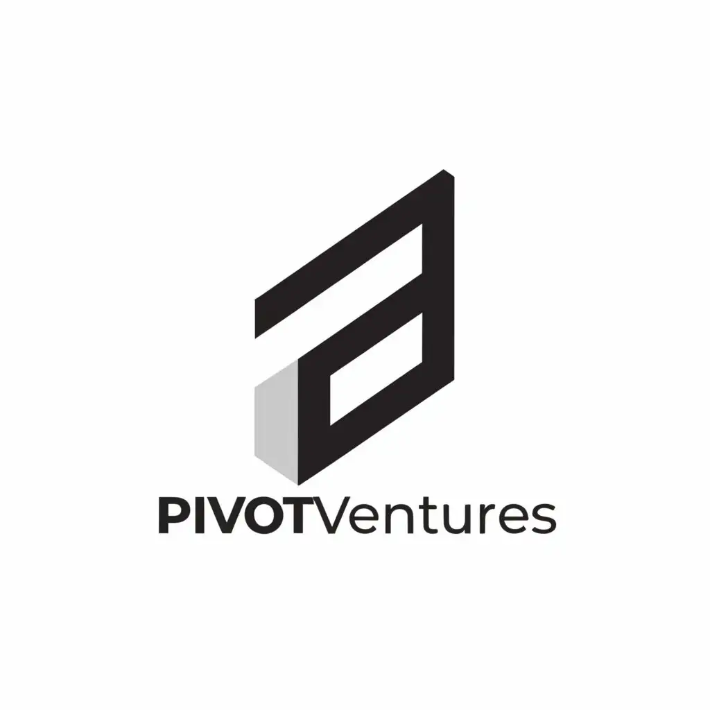 a logo design,with the text "pivot ventures", main symbol:the letter P,Minimalistic,be used in Real Estate industry,clear background