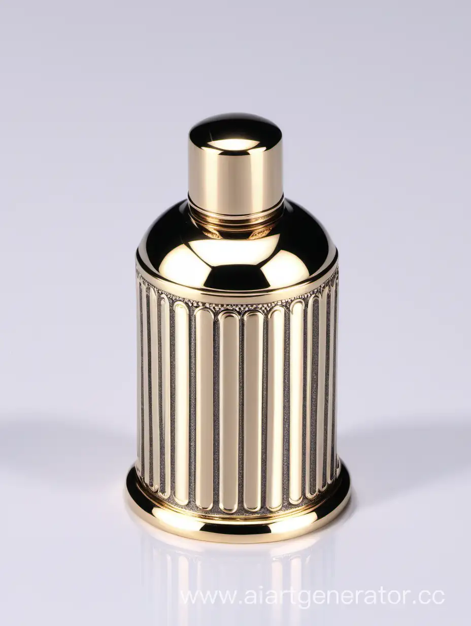 Zamac-Perfume-Ornamental-Long-Cap-with-LINES-Metallizing-Finish