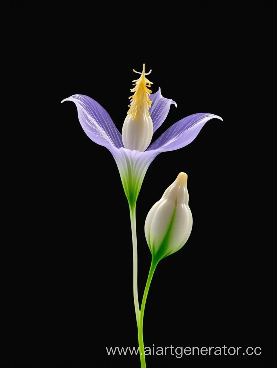 Amarnath flower on BLACK background