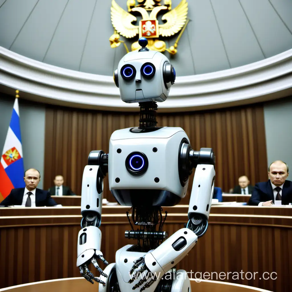 Futuristic-Robot-Addressing-the-State-Duma-of-the-Russian-Federation