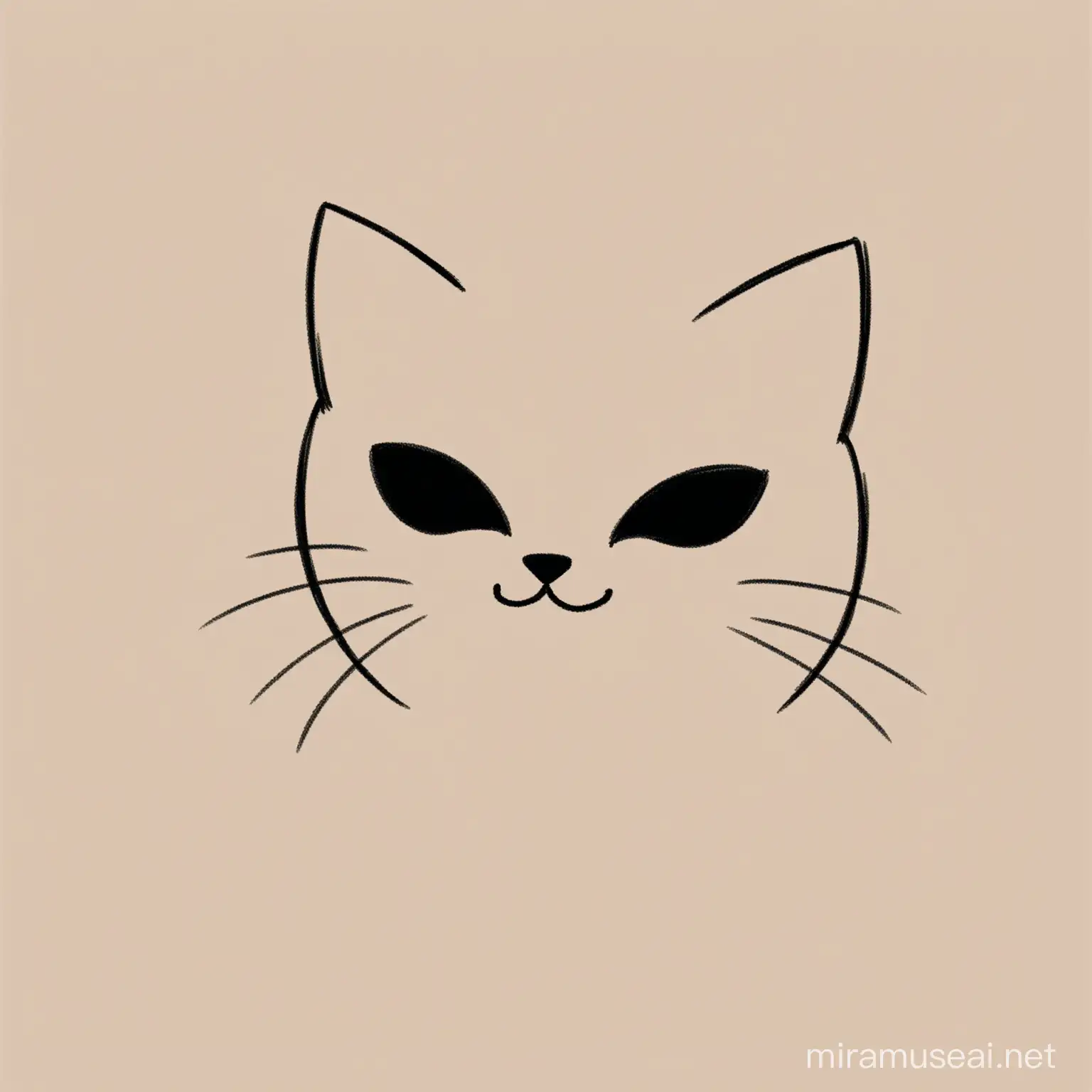 draw an image of shady cat