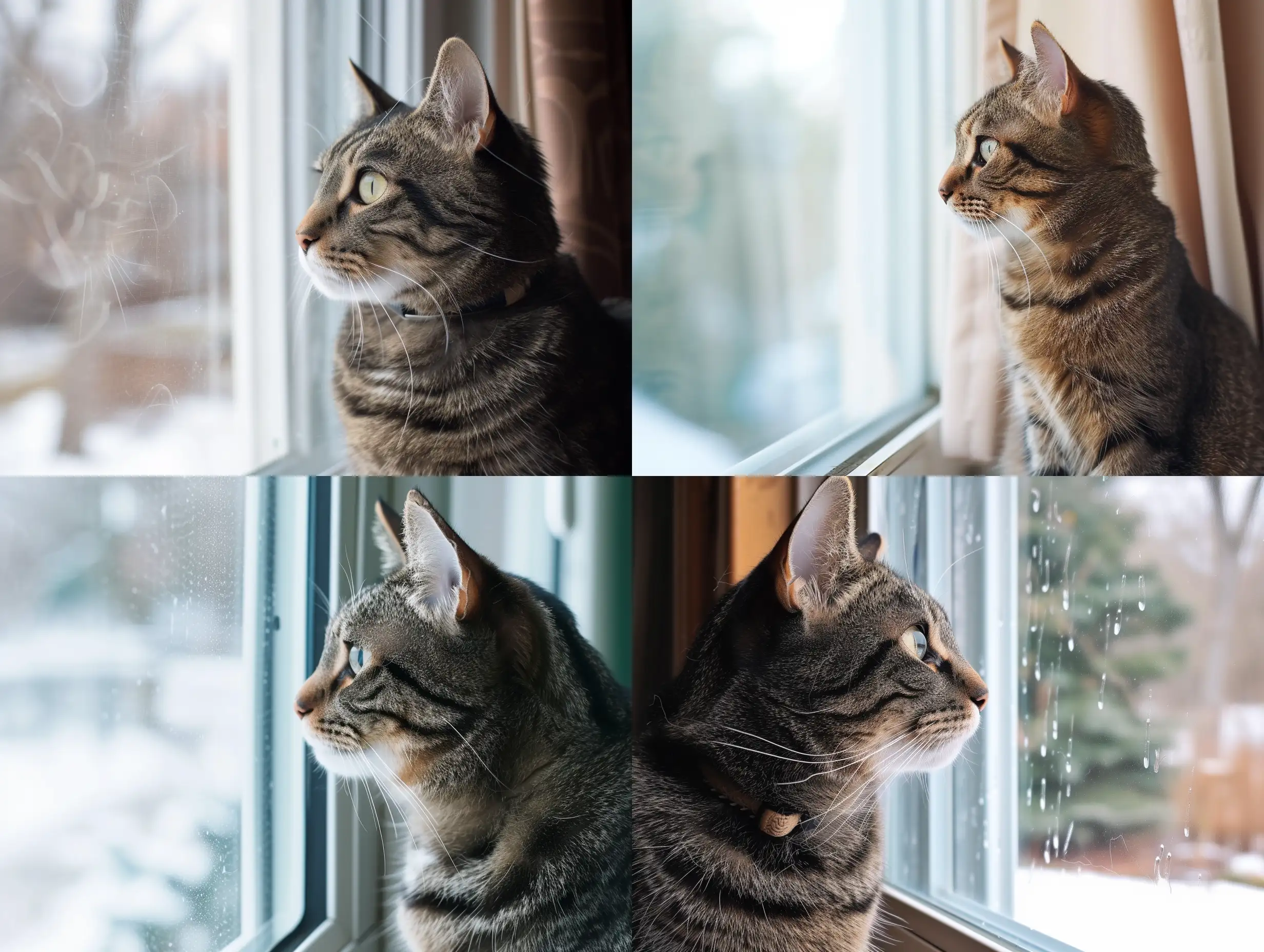 Curious-Cat-Watching-Through-Window