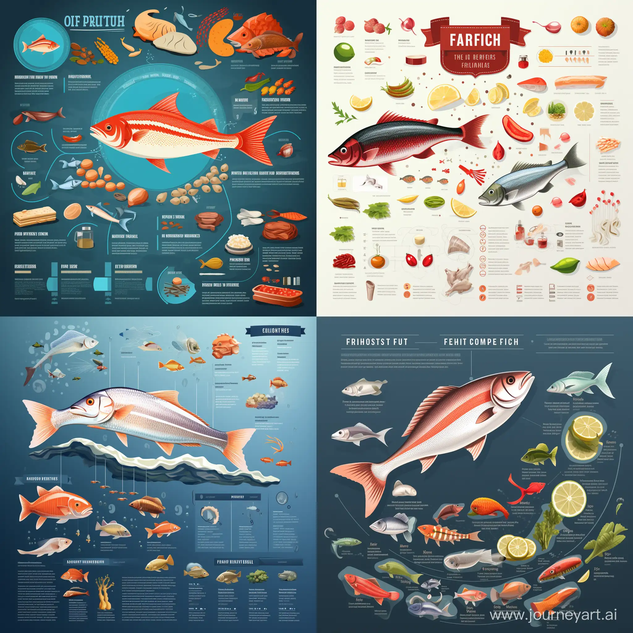 fish products  infographics