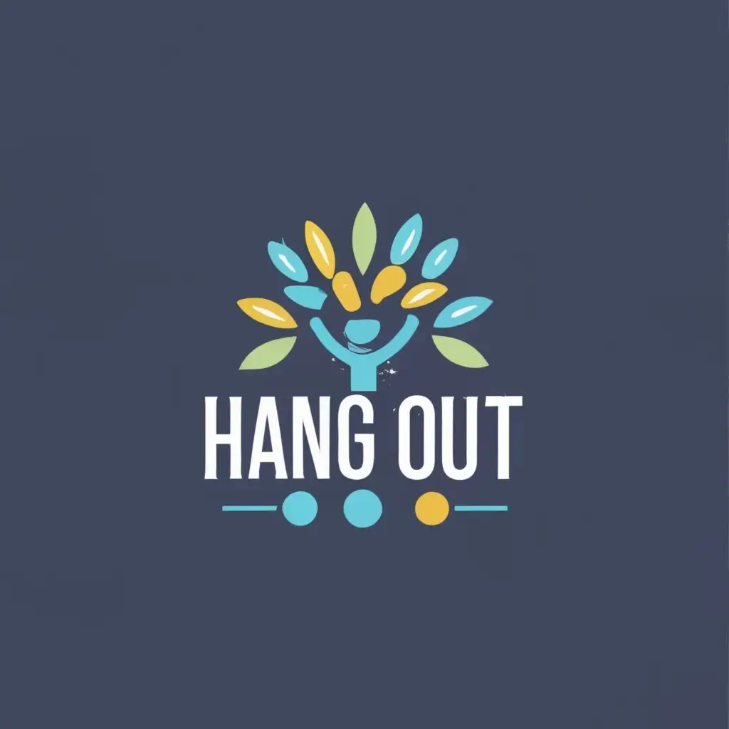 logo, Hang out, with the text "Hang out", typography, be used in Animals Pets industry