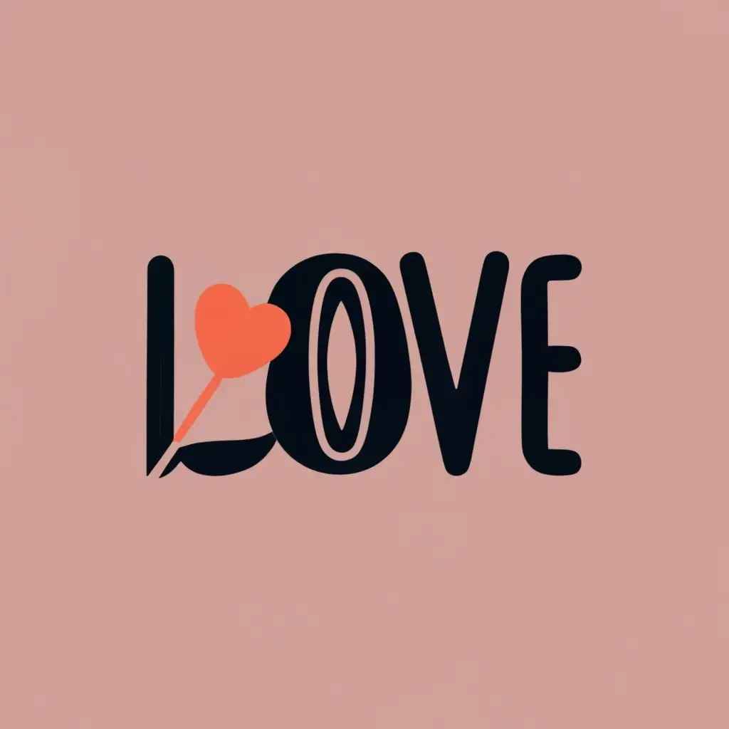 logo, love, with the text "I Love You", typography