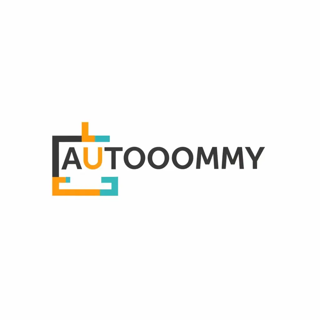 a logo design,with the text "Autonomy", main symbol:ruler square,Moderate,be used in Technology industry,clear background