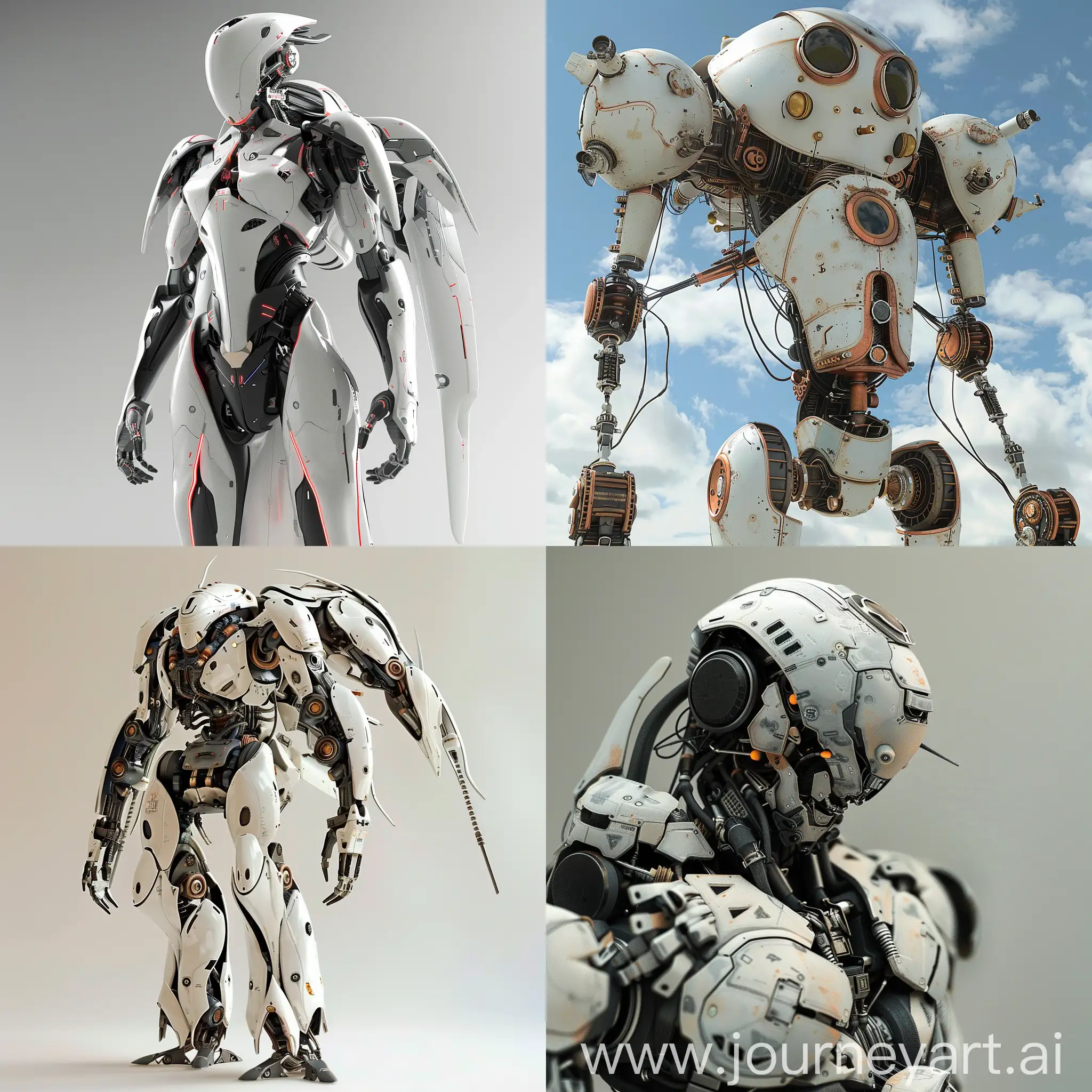 imagen de un robot inspirado en arte aero del 2007