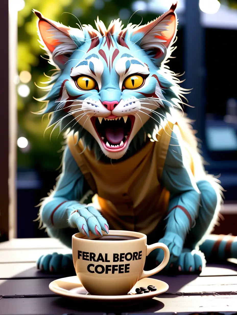 feral before coffee proceed with caution