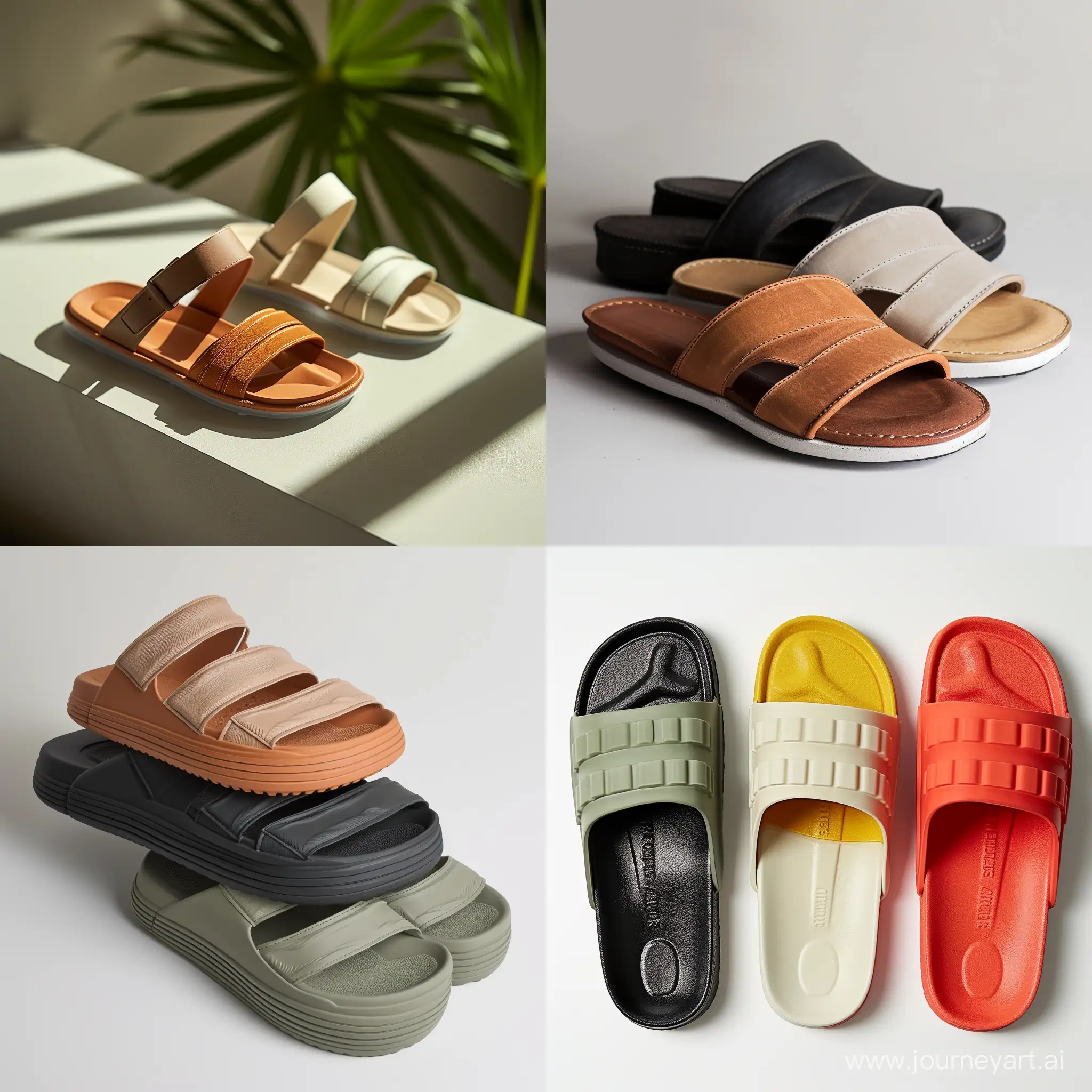 Artistic-Layers-of-Sandals-Versatile-and-Elegant-Footwear