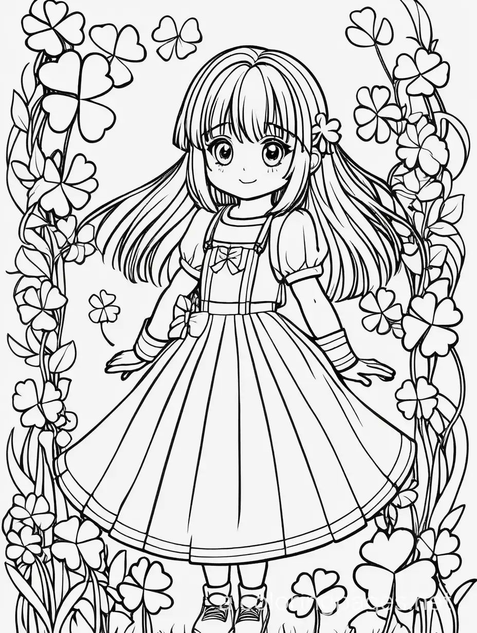 Suu-CLOVER-Coloring-Page-for-Adults-Relaxing-Line-Art