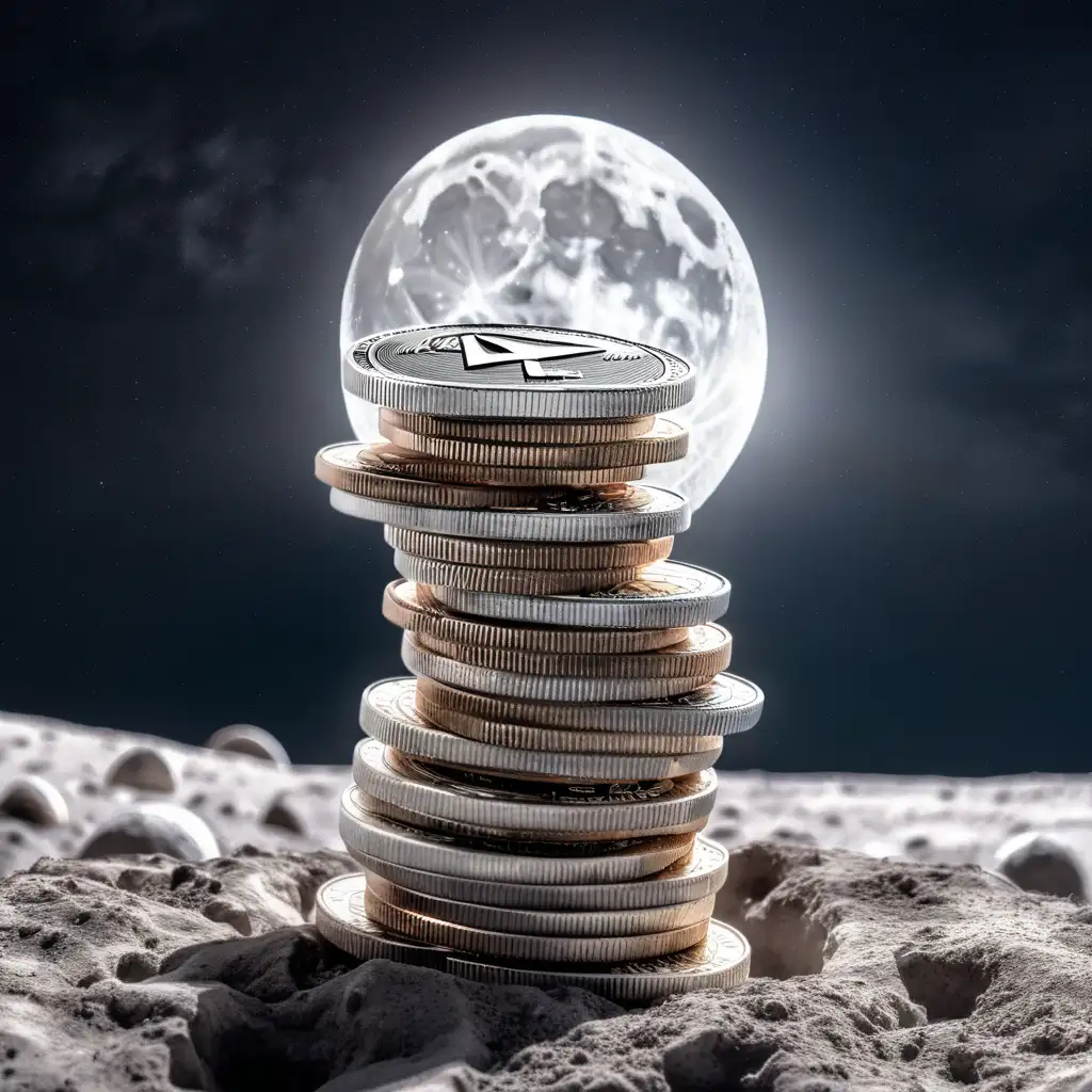 Surging Altcoins Stacked in Lunar Brilliance