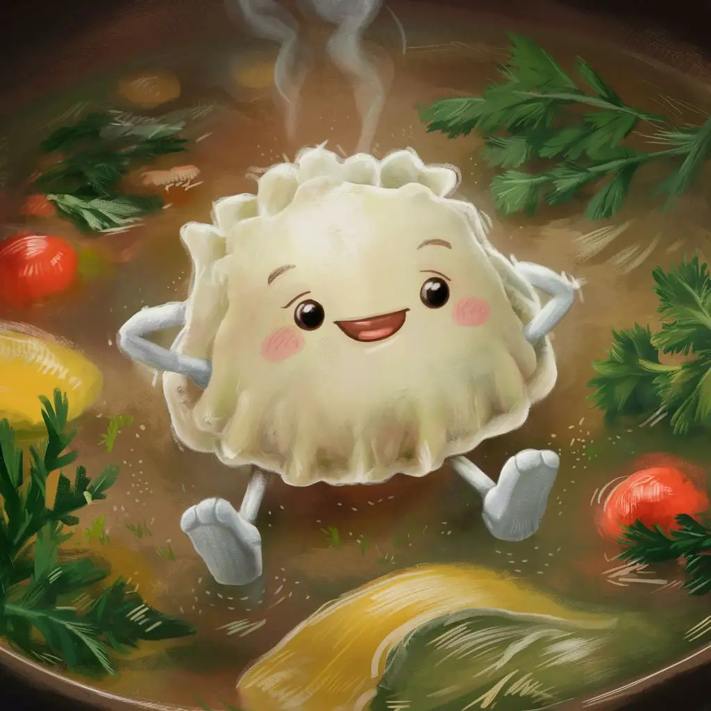 Smiling-Mini-Dumpling-with-Legs-and-Arms