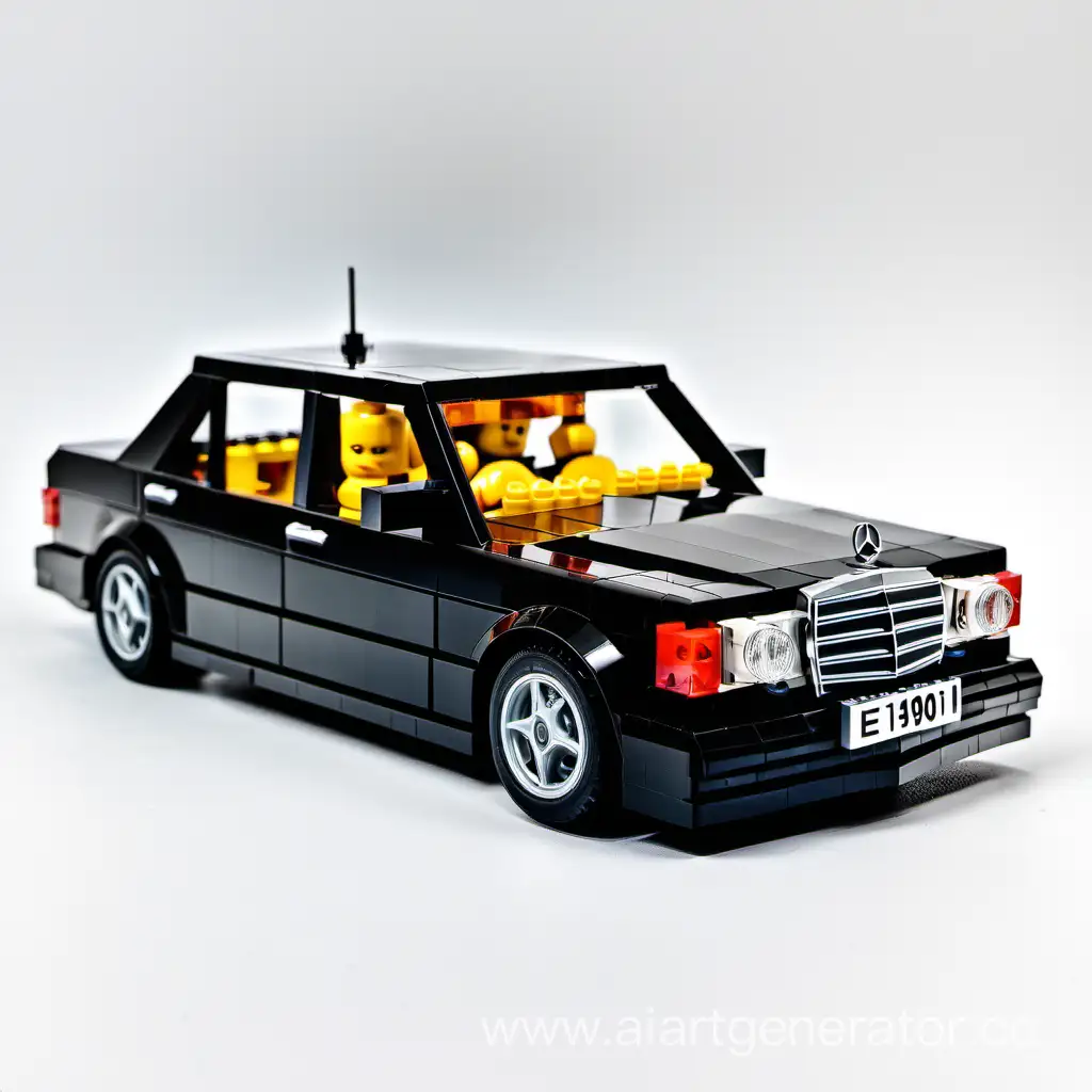 Detailed-14-Scale-Black-Lego-Mercedes-e190-II