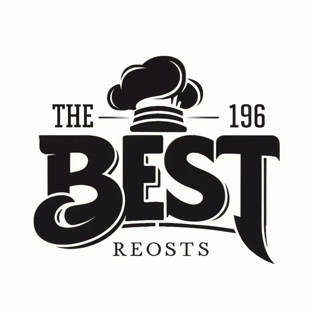 a logo design,with the text "THE BEST", main symbol:BEST,Moderate,be used in Restaurant industry,clear background