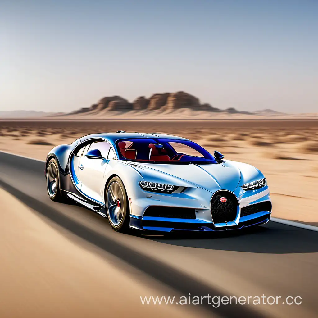 Bugatti-Chiron-Speeding-Through-Desert-Landscape