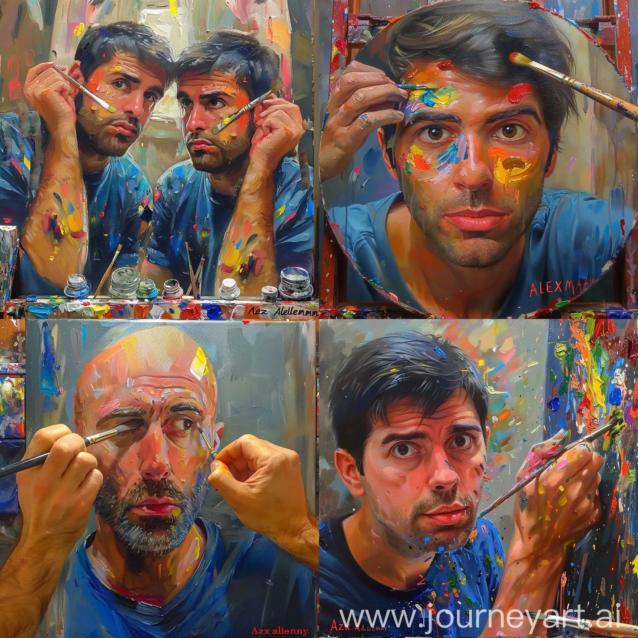 Artistic-SelfPortrait-Alex-Alemany-Capturing-His-Own-Image-in-a-Creative-Loop