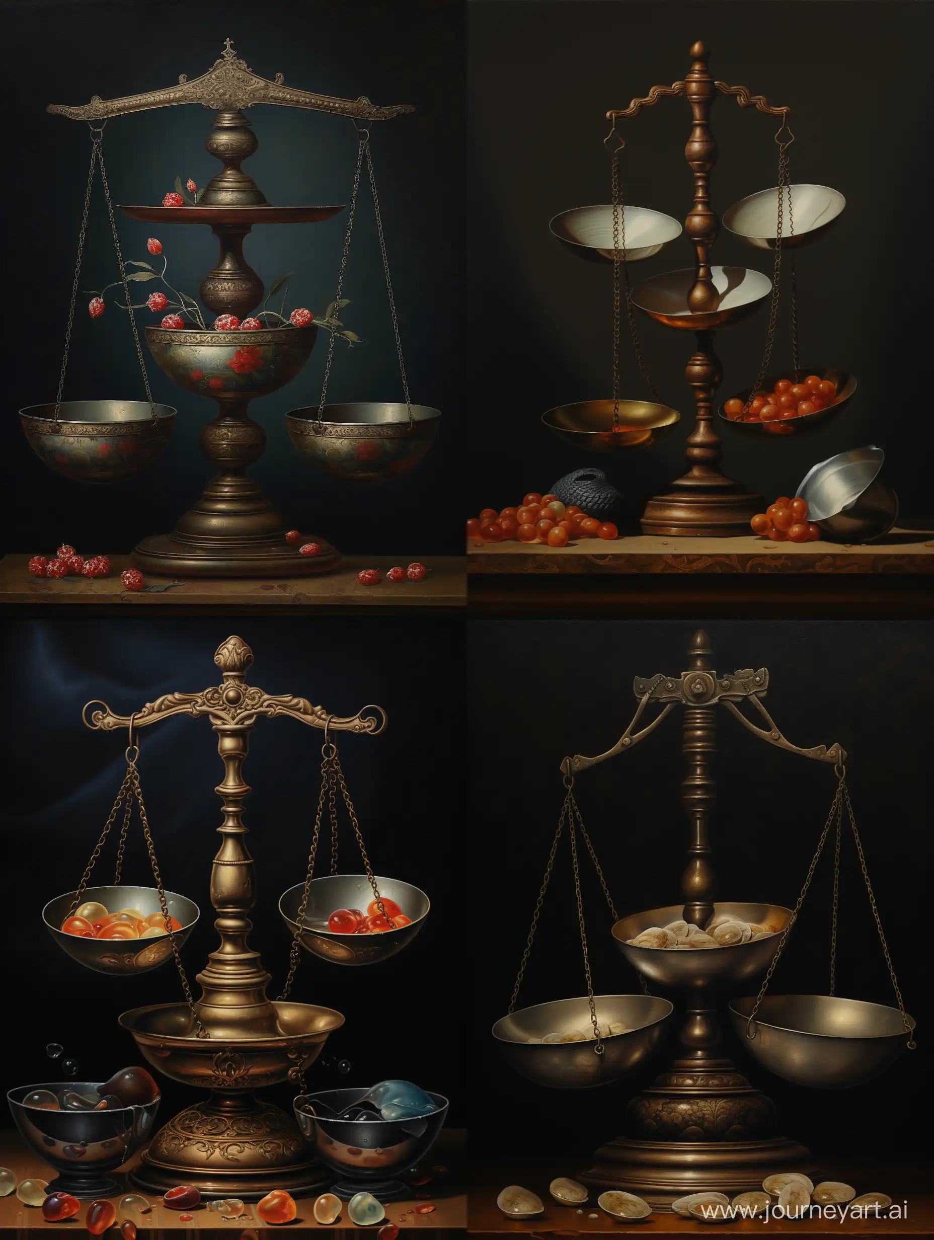 scales with bowls