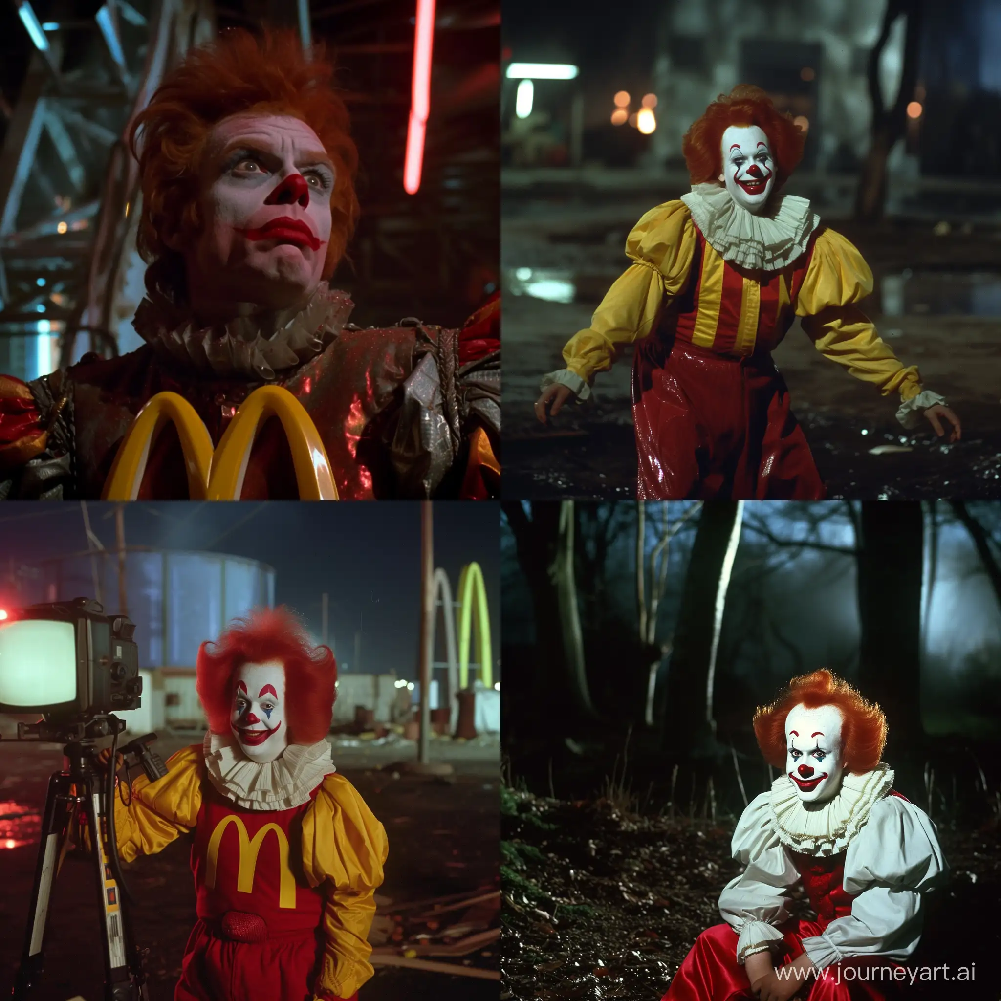 Ronald-McDonald-in-1980s-Dark-Fantasy-Film-Scene