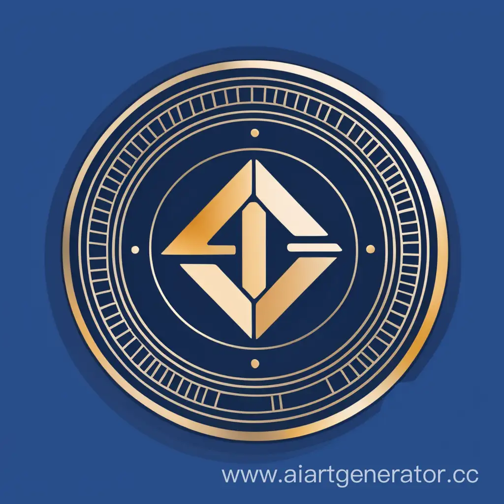 Blue-Cryptocurrency-Exchange-Logo-Design