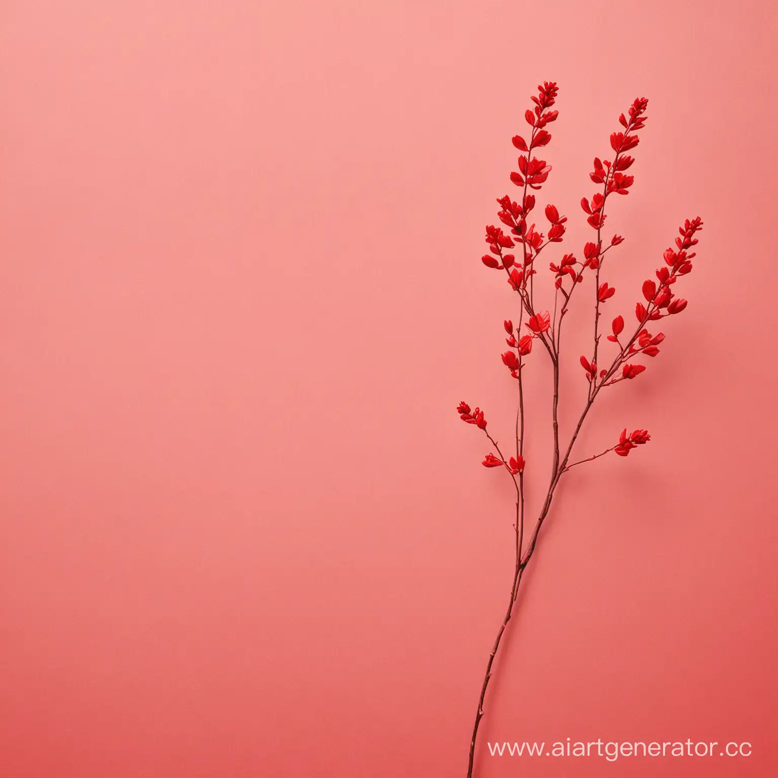 Minimalistic-Red-Art-in-Spring-Style