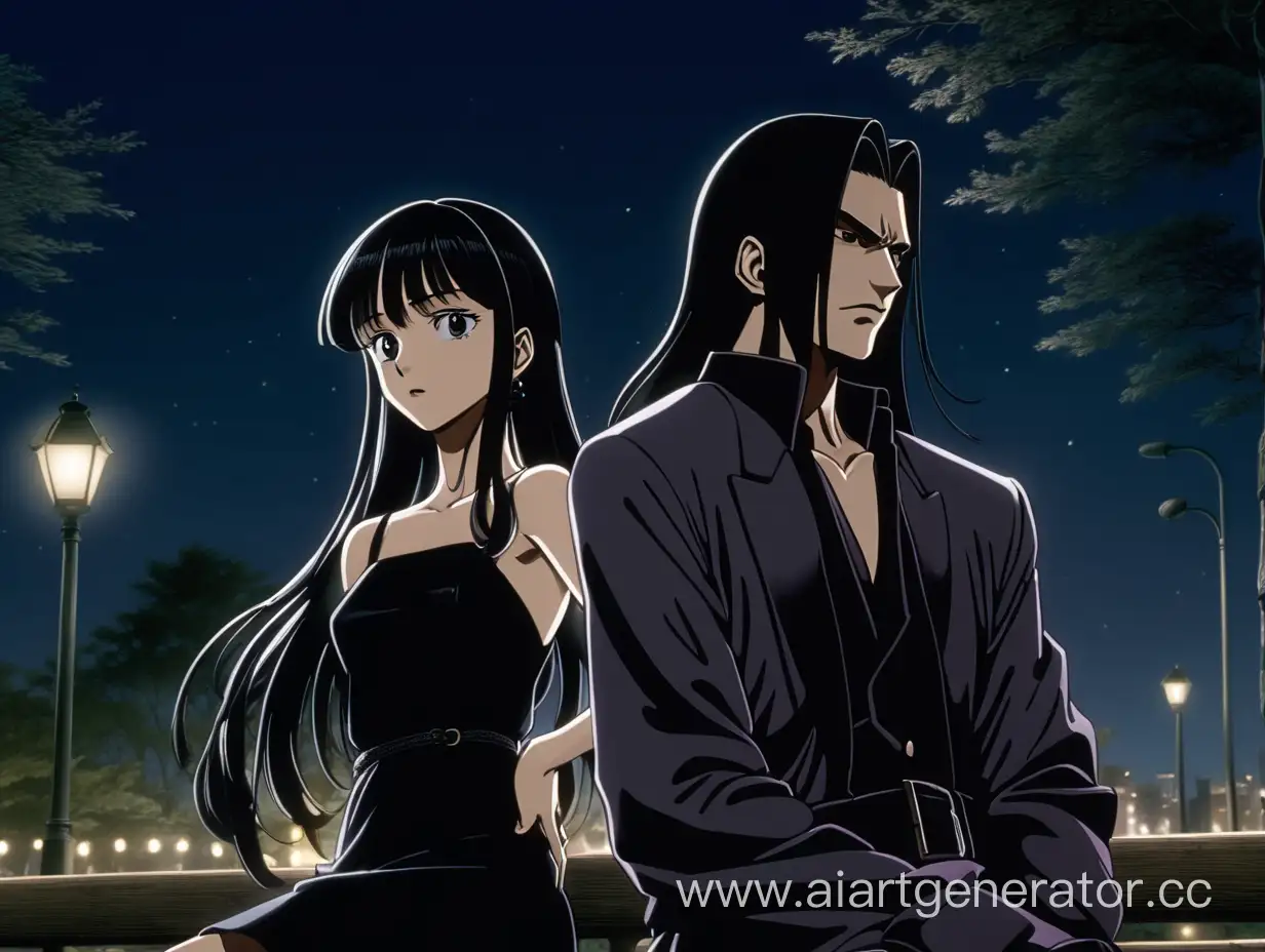 Menacing-Man-Obsessed-with-Pale-Girl-in-AnimeStyle-Park-Scene