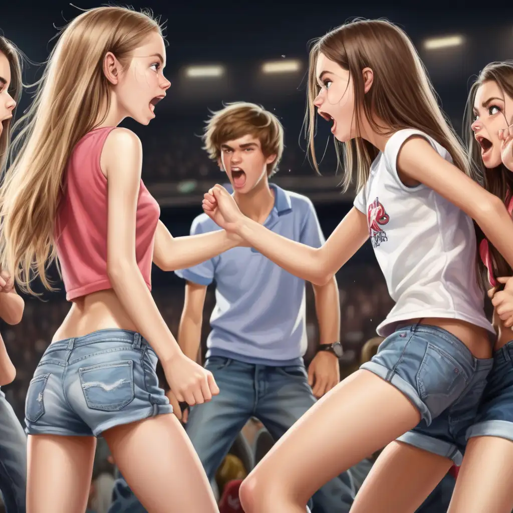 Teenage Girls Engage in a Competitive Display for Romantic Attention