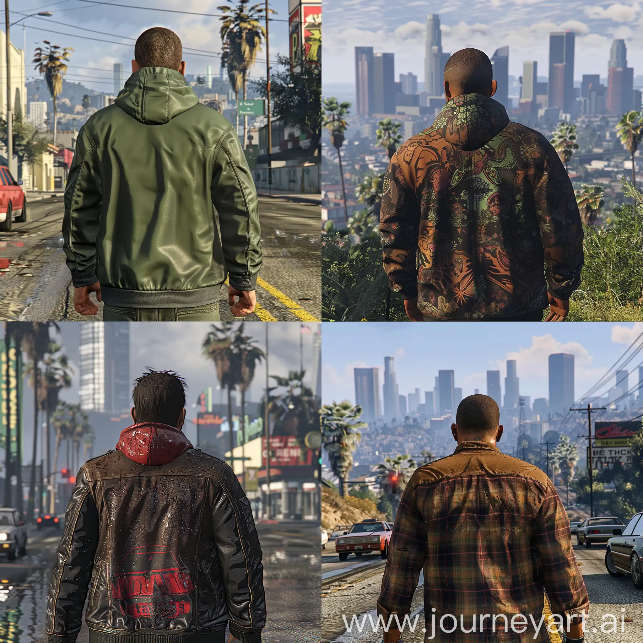 gta 5 character photo taken from behind