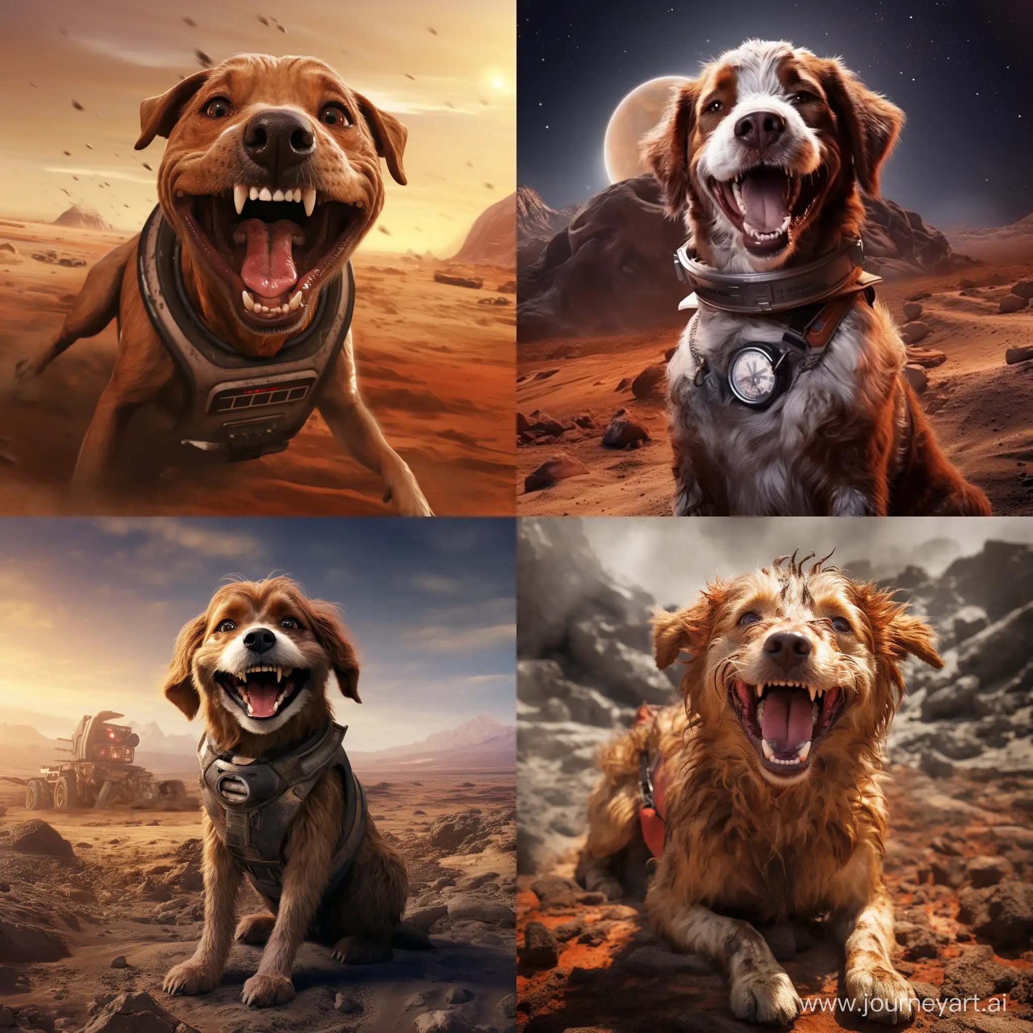 Cheerful-Canine-Exploration-on-the-Martian-Surface