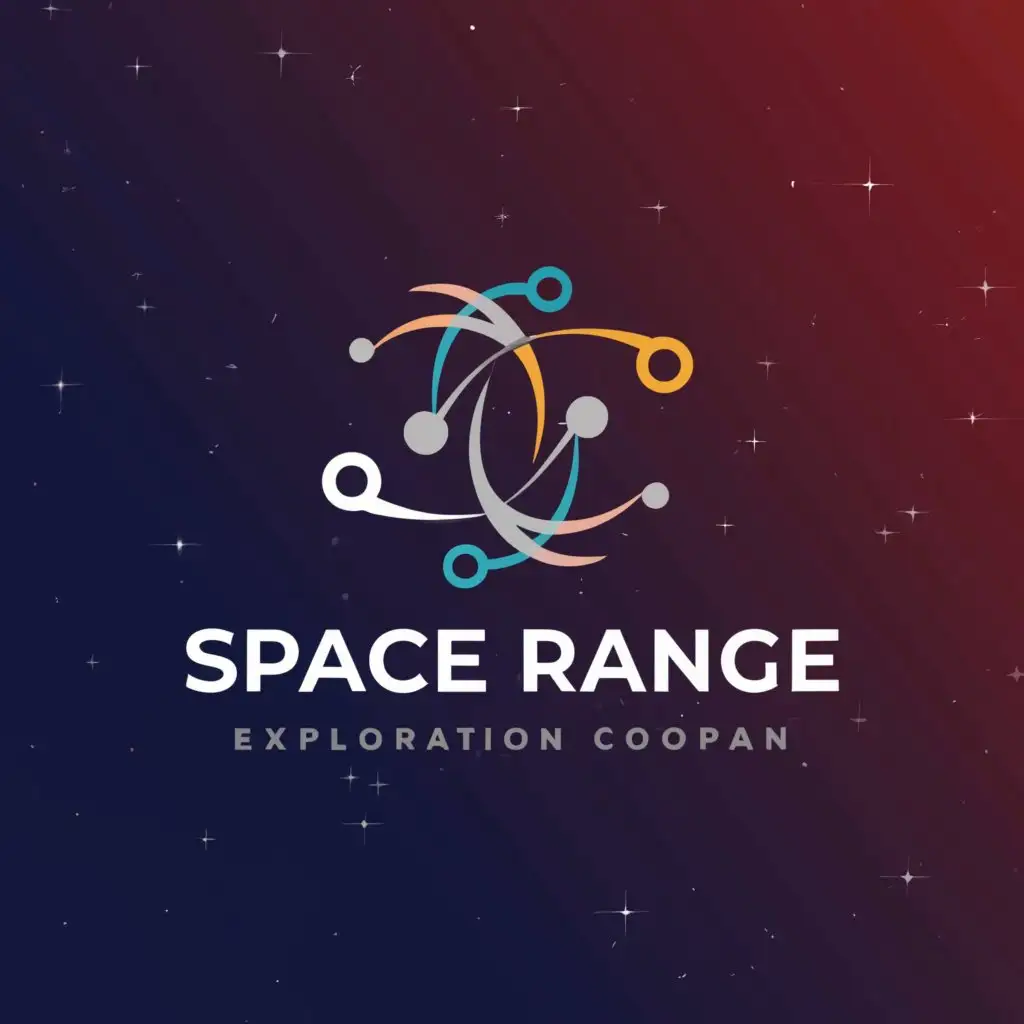 LOGO-Design-For-Space-Range-Elegant-Text-with-Star-Symbol-on-Clear-Background