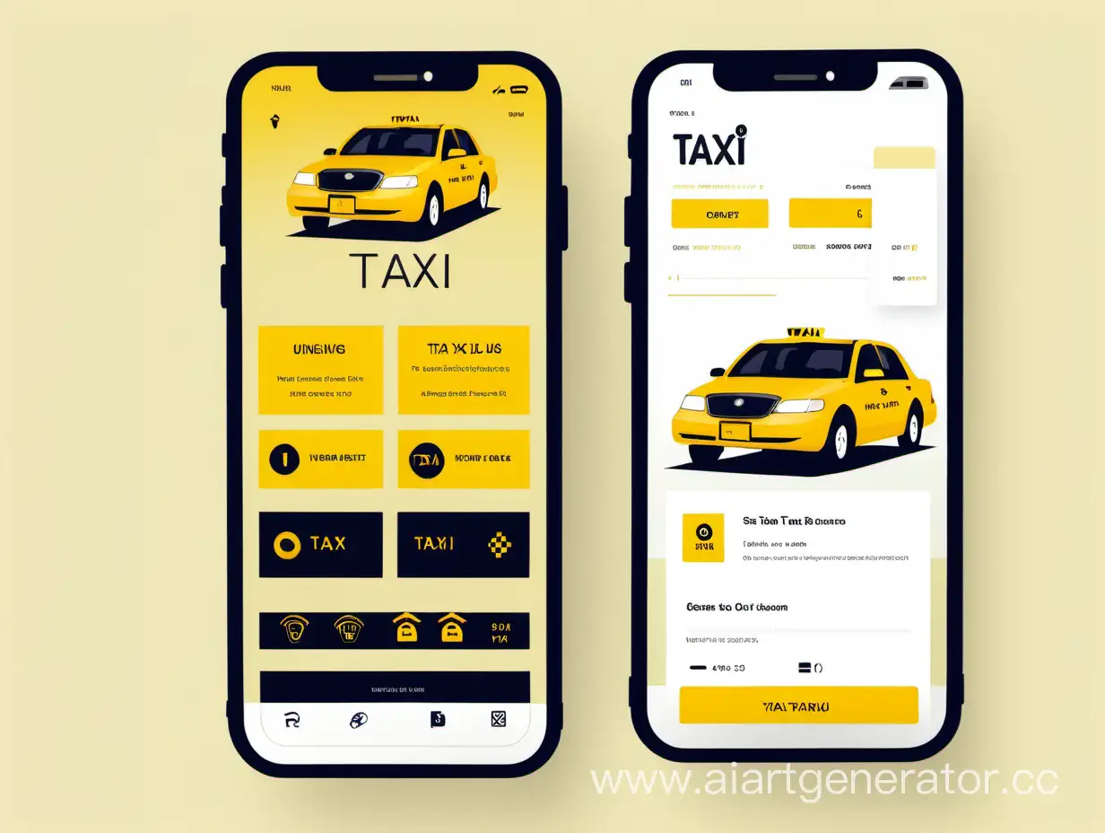 Site Ui UX Taxi