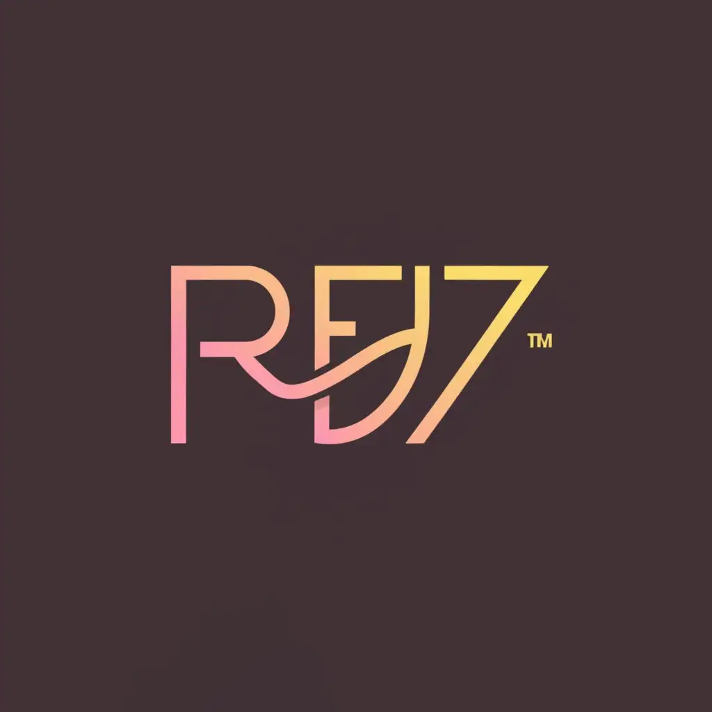 LOGO-Design-For-R-E-1-7-Elegant-Cosmetic-Skin-Care-Products-Emblem-with-Warm-Tones-and-Womens-Aesthetic-Touch