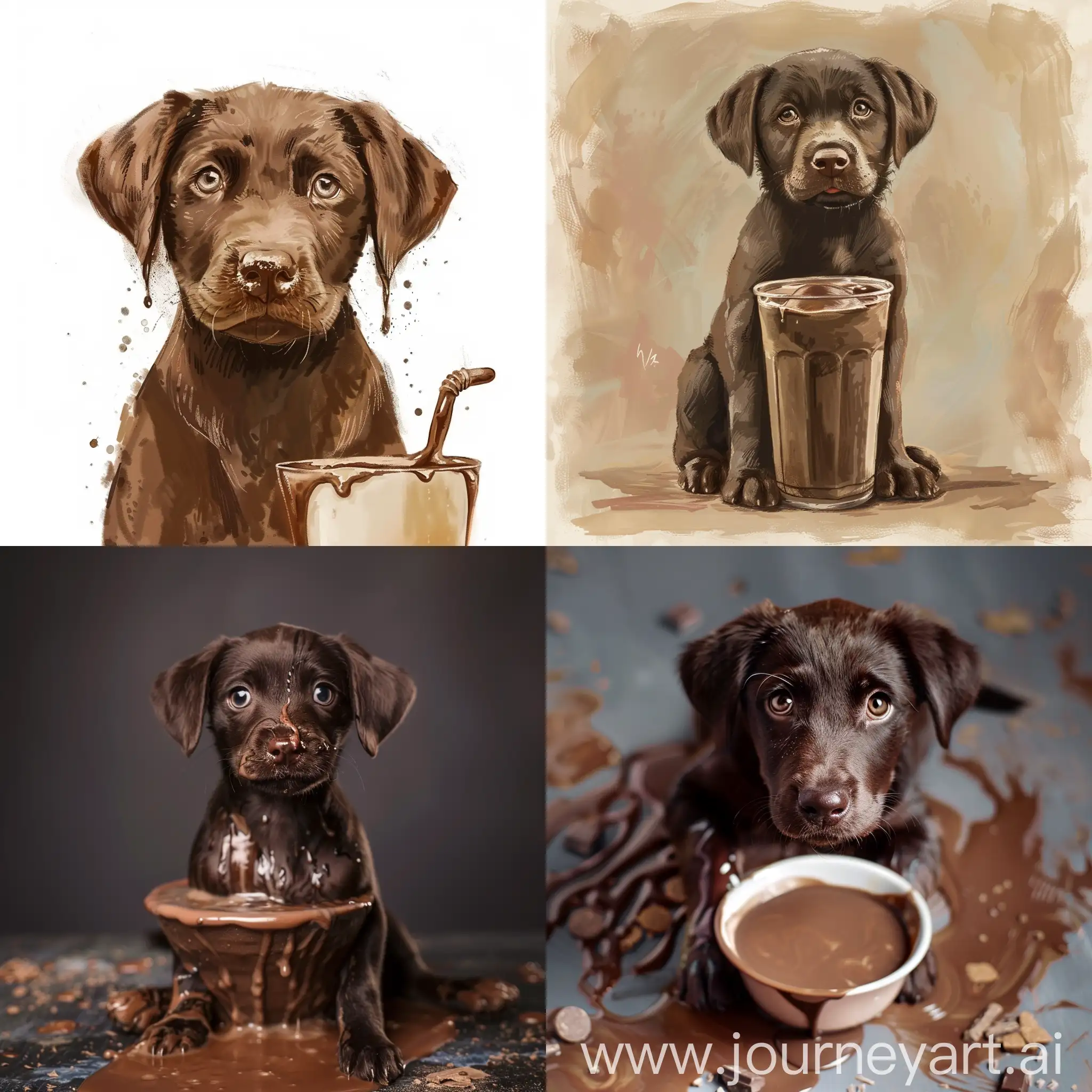 Adorable-Chocolate-Milk-Dog-Portrait