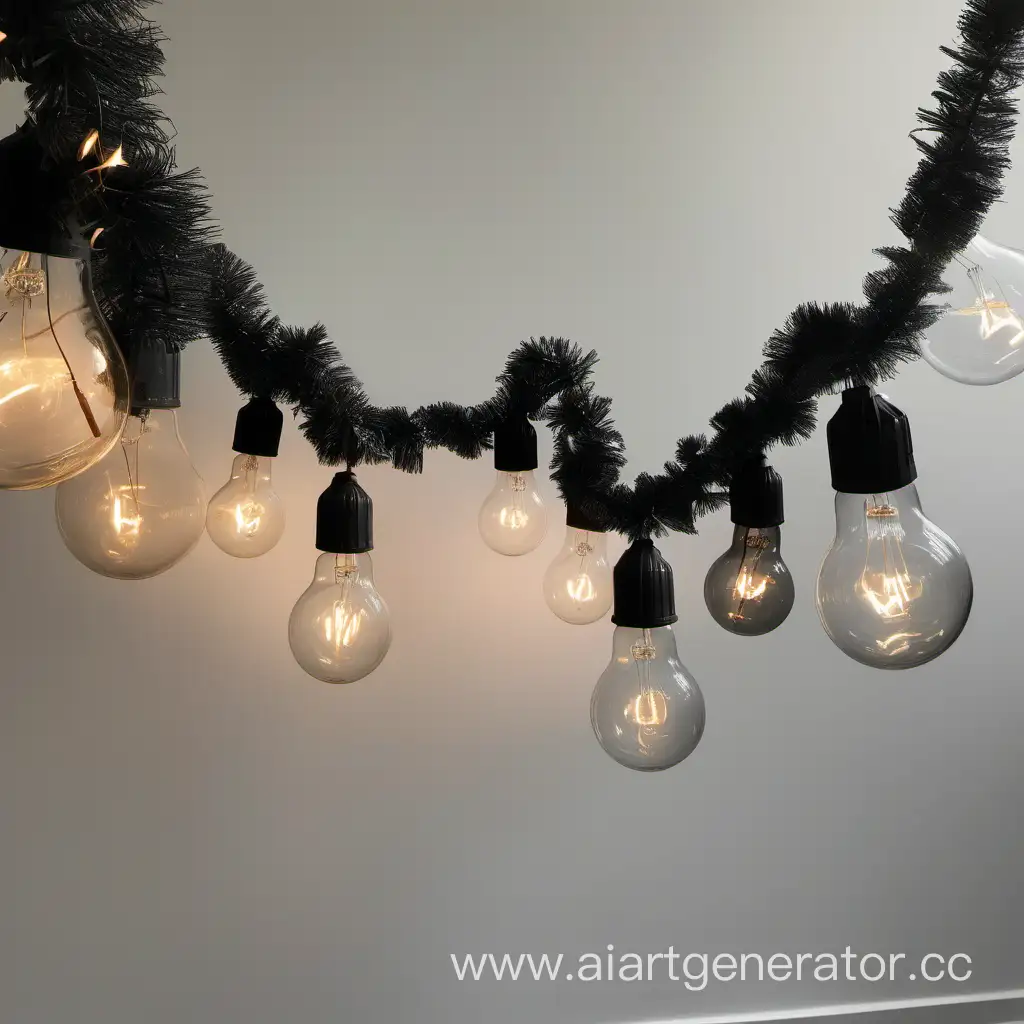 Dim-and-Flickering-Bulbs-Illuminate-a-Vast-Garland