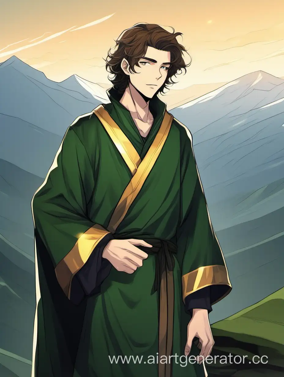 Young-Mage-with-Stubble-Amidst-Mountainous-Terrain