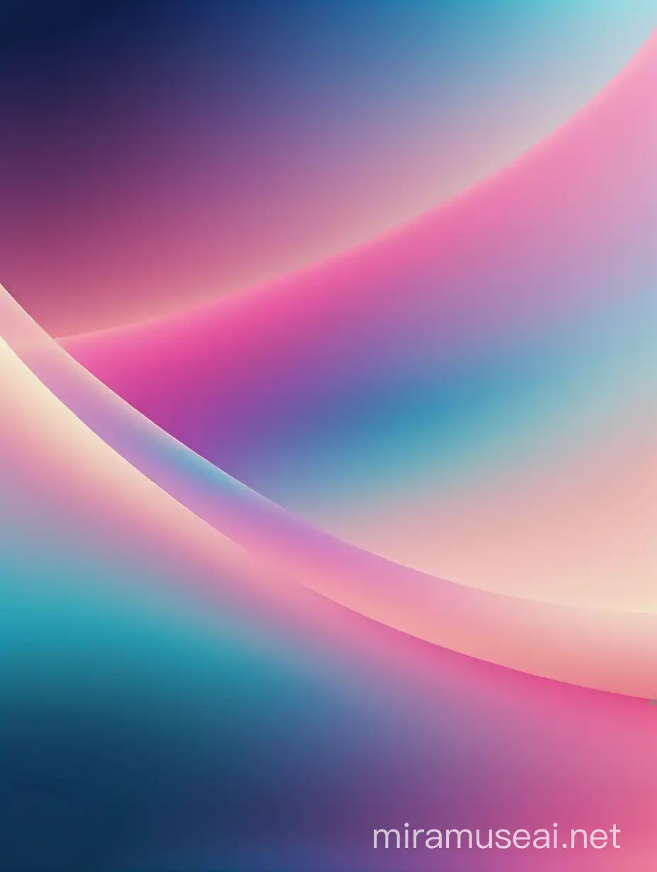 Ethereal Blue and Pink Gradient Background with Intriguing Light Elements