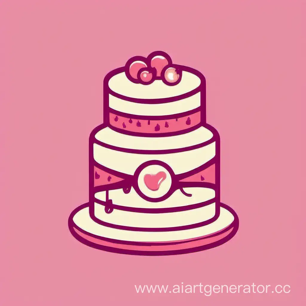 Colorful-Cake-Logo-Design-with-Abstract-Elements