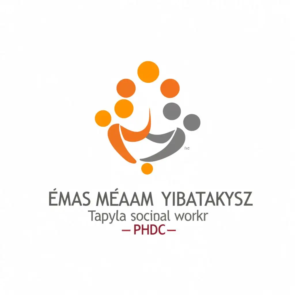 a logo design,with the text "Helias Merambeliotakis, Social Worker PHDc", main symbol:icons of a family,Minimalistic,be used in Nonprofit industry,clear background