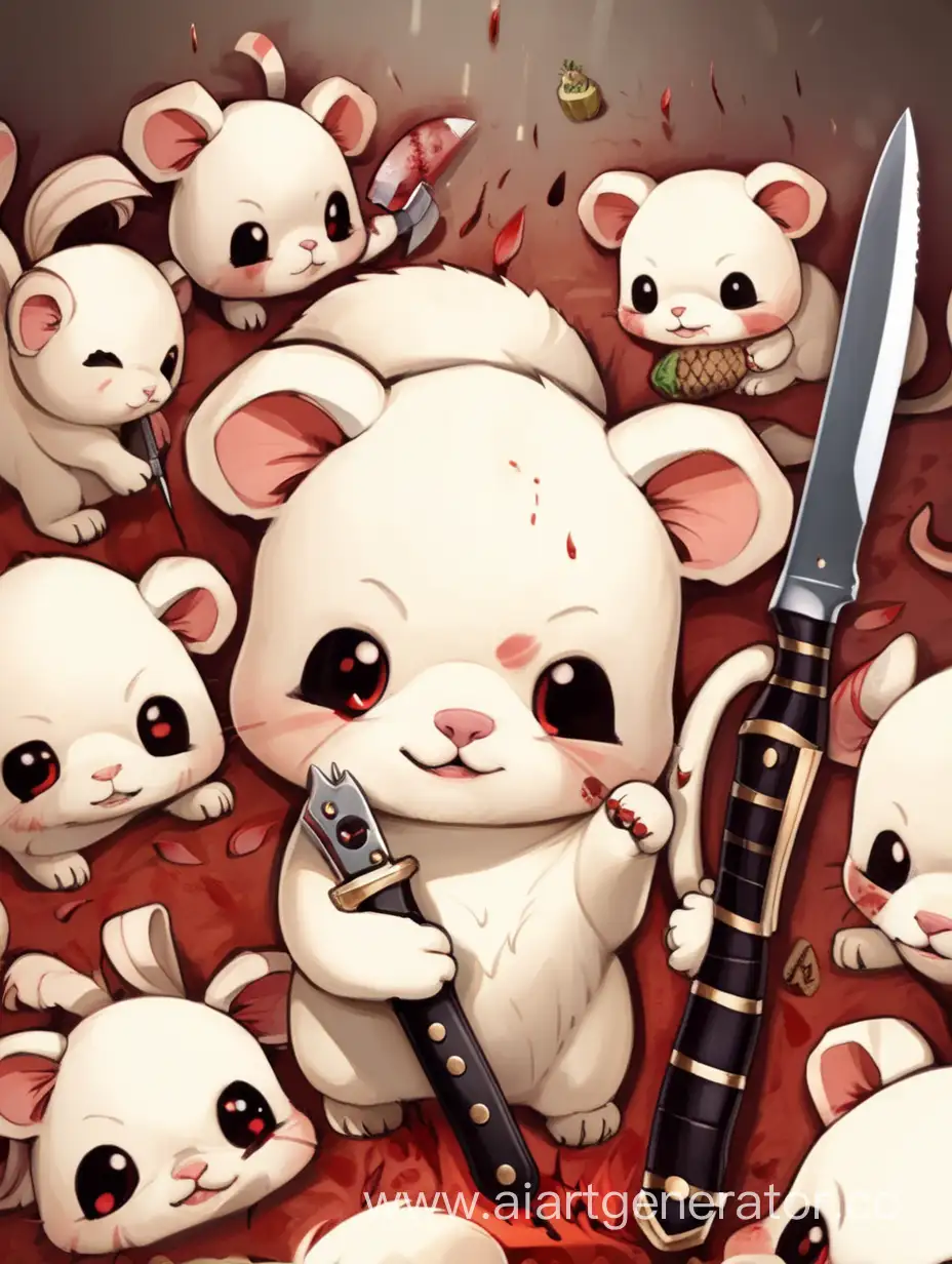 Adorable-Animal-Hell-Scene-with-a-Playful-Knife