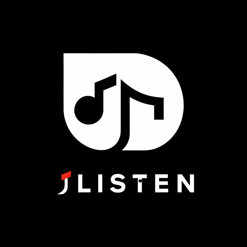 LOGO-Design-For-iListen-Musical-Note-Symbol-for-Retail-Industry