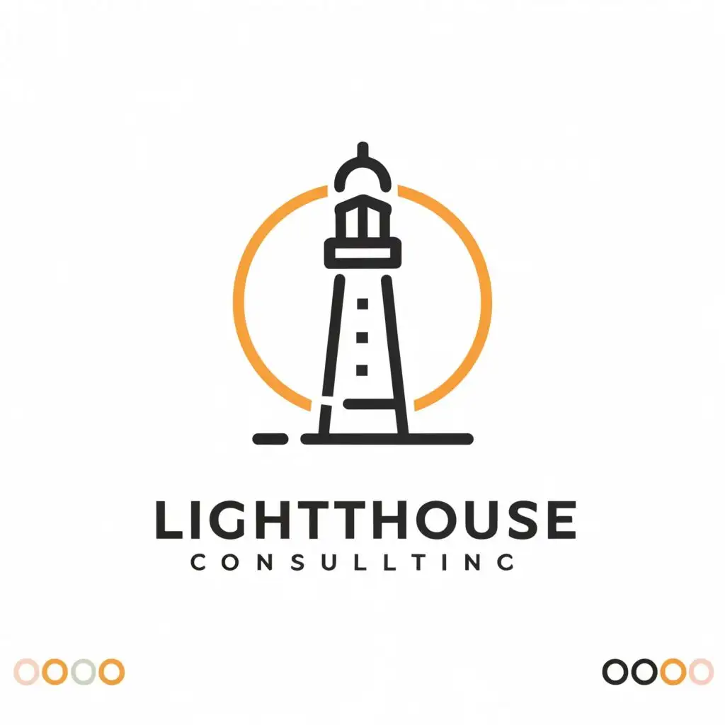 a logo design,with the text "Lighthouse Consulting", main symbol:lighthouse,Moderate,be used in Finance industry,clear background